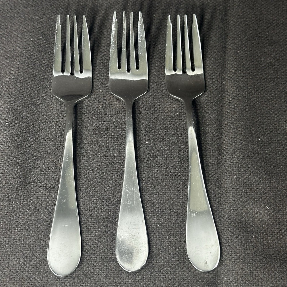 Towle‎ BOSTON ANTIQUE 18-10 Stainless Salad Fork (China) Set Of 3